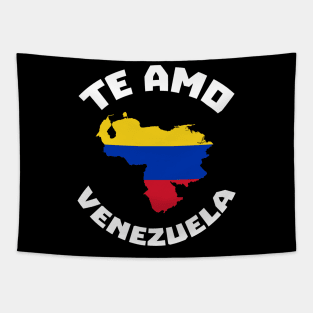 I Love VZLA - Venezuela Heart Flag T-Shirt Tapestry