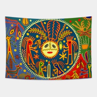 Southwest Tribal Shaman Del Sol Tapestry