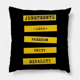 Juneteenth, 1865 Pillow