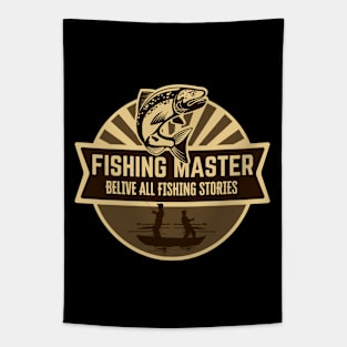 Funny Fishing Tapestry