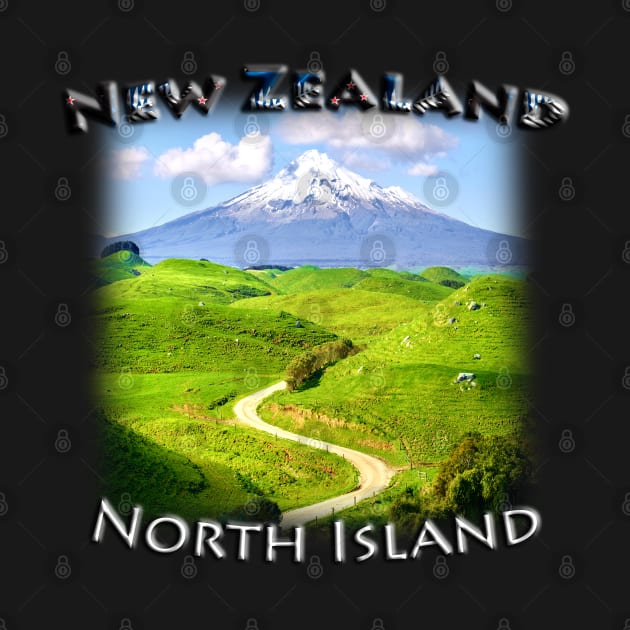 New Zealand - North Island, Mount Taranaki by TouristMerch