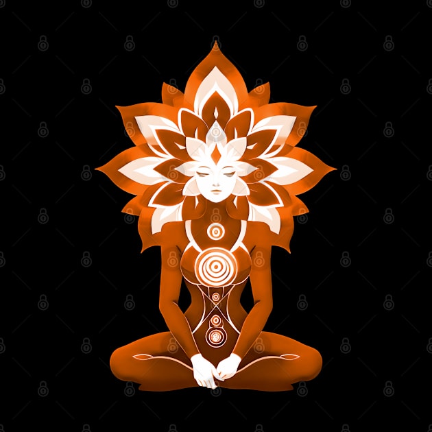 Aura Orange Meditation 03 by CGI Studios