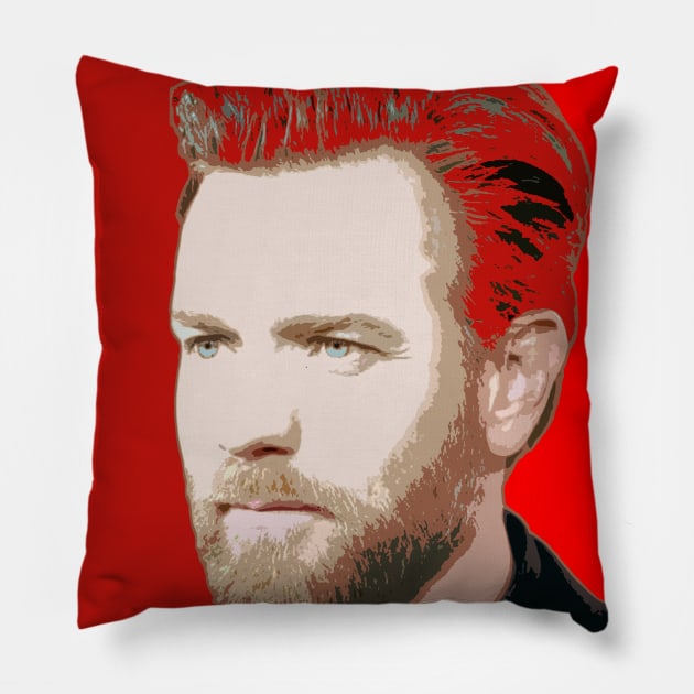 ewan mcgregor Pillow by oryan80