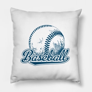 Baseball and retro style Pillow