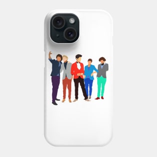 One Direction Art 2013 Shilloute Phone Case