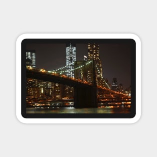 Brooklyn Bridge from Empire Fulton Ferry State Park Magnet