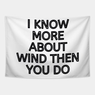 I Know More About Wind Than You Do Tapestry