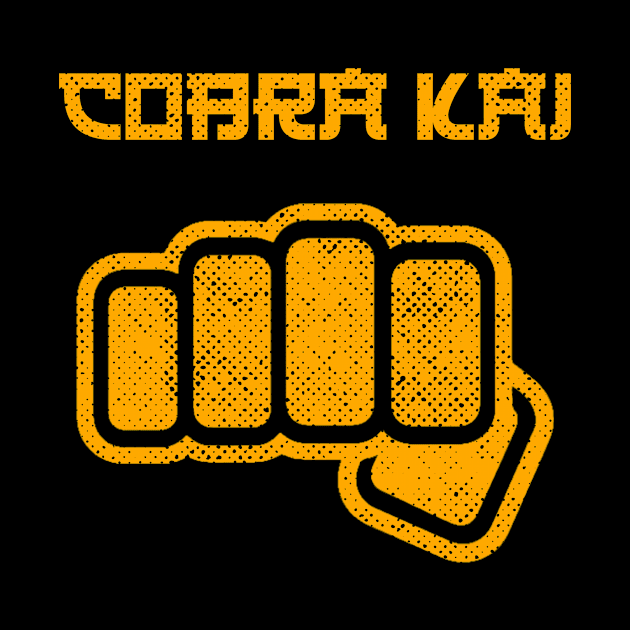 COBRA KAI design ✅ strike first nostalgia 80s tv yellow version by leepianti