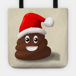 Christmas Poo Emoji Tote