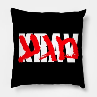 Krav Magakira - Red v1 Pillow