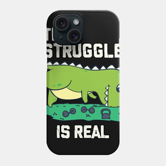 T-Rex hates pushups Phone Case by biNutz