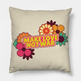 Make Love Not War Pillow