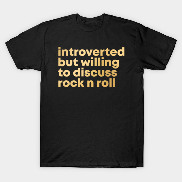 Discover Rock N Roll Music - Rock N Roll Music - T-Shirt