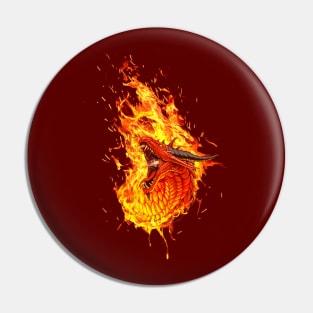 Through The Flames Pin