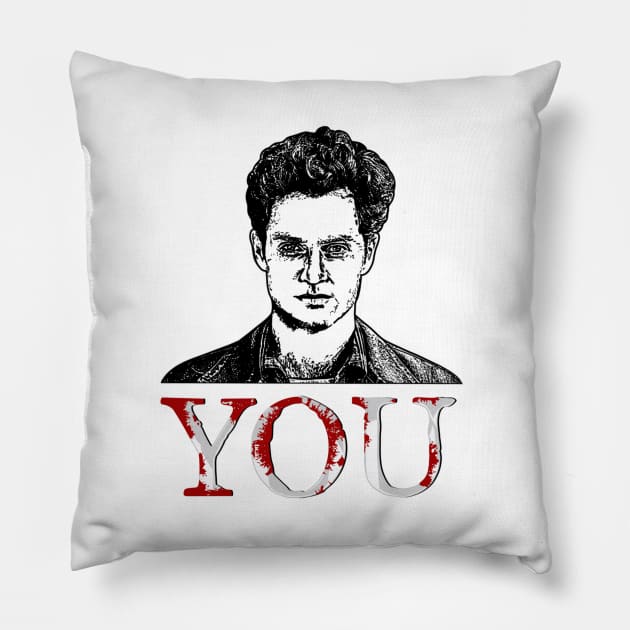 Joe Goldberg Pillow by Morishasha