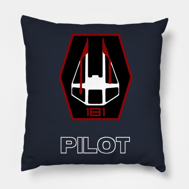 181st Fighter Group - Pilot, Off-Duty Pillow by cobra312004