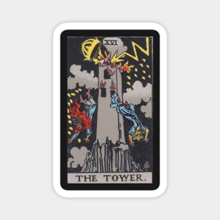 The Tower - Tarot Card Magnet