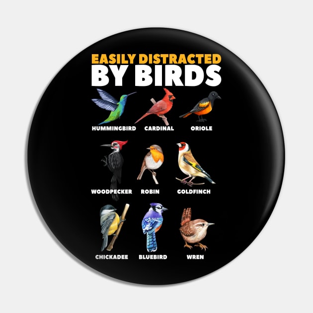 Bird Watching Birdwatcher Bird Sports Wildlife Pin by The Agile Store