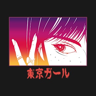 anime japanese girl bishojo tokyo T-Shirt