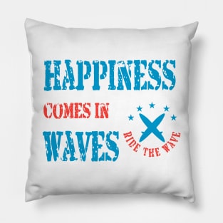 surfer wave rider Pillow