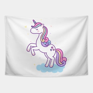 Unicorn hair anime Tapestry