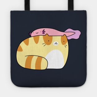 Axolotl and Tabby Tote