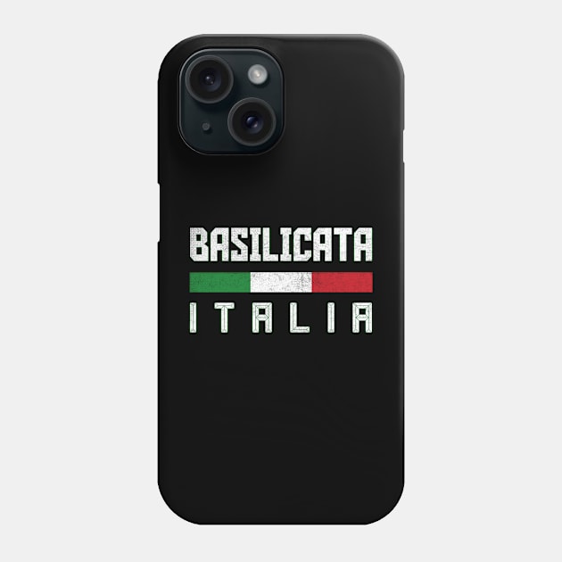 Basilicata Italia / Italy Typography Design Phone Case by DankFutura