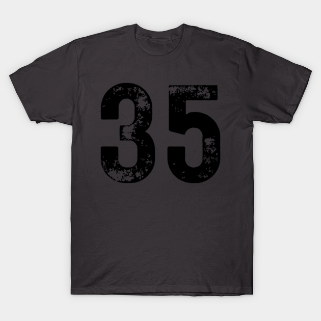 Big Number 35 for Birthday Thirty Five K-pop Merchandise - 35 - T-Shirt