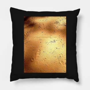 Tracks in the Sand Pillow