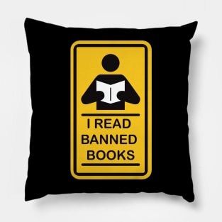 i read banned books Pillow