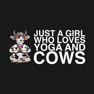 Cowgirl Yoga Yogi Girl Farm Lovers T-Shirt