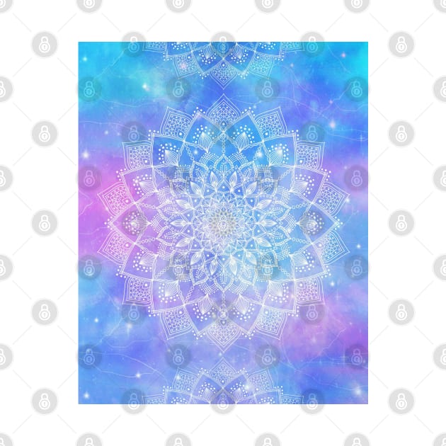 Galaxy mandala pastel by Morishasha