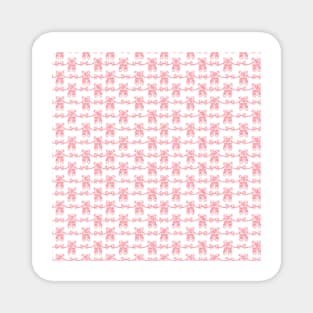 cute baby ballerina pattern pink Magnet