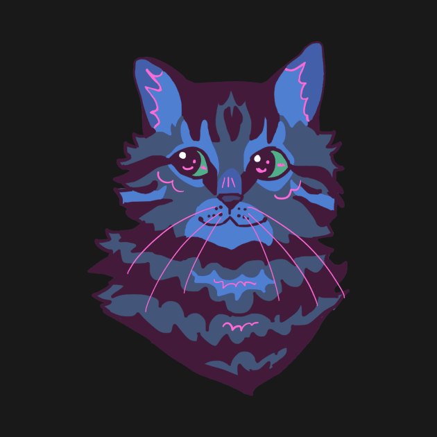 Louis Wain style cat by indipindy16