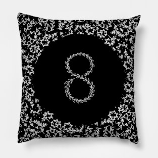 Floral 8 Ball Pillow