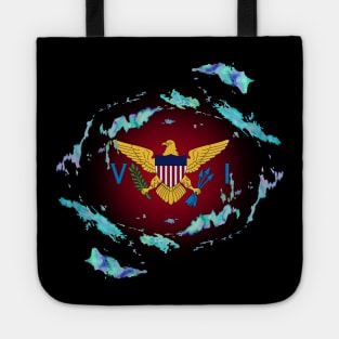 the heartbeat of the virgin islands Tote