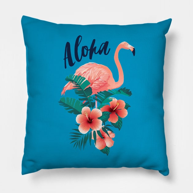 Aloha! Pillow by Roadkill Creations