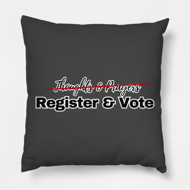 Register and vote Pillow by Random Designs