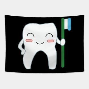 christmas dental may all your teeth be white Tapestry