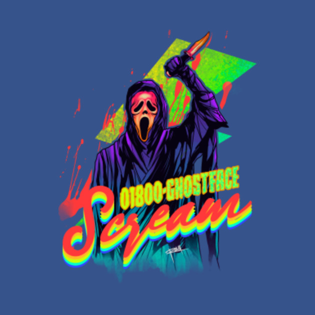 Disover Hotline Ghostface - Scream - T-Shirt