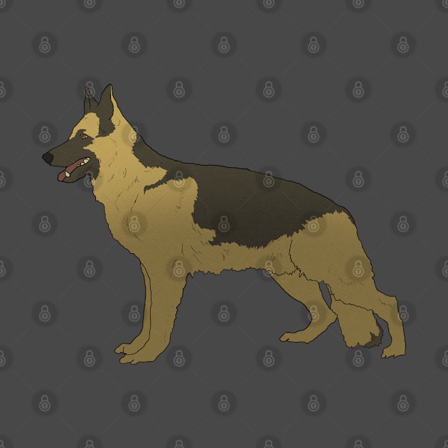 German Shepherd by RAADesigns