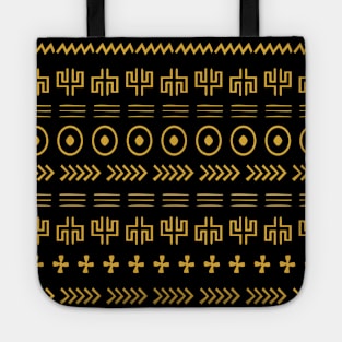 African Mudcloth Boho Pattern Tote