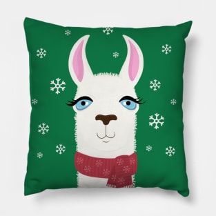 Xmas Llama Pillow