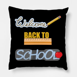 Welcome Back to School Pillow