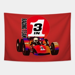 Three in One racing team Tapestry