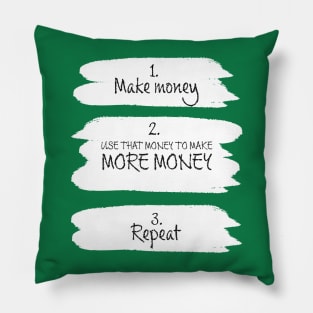 How to make money 1 2 3 Pillow