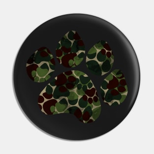 Camo Paw Pin