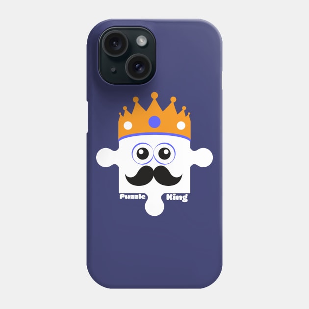 Puzzle King Phone Case by Mey Designs