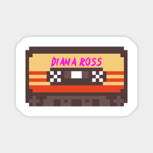 Diana Ross 8bit cassette Magnet