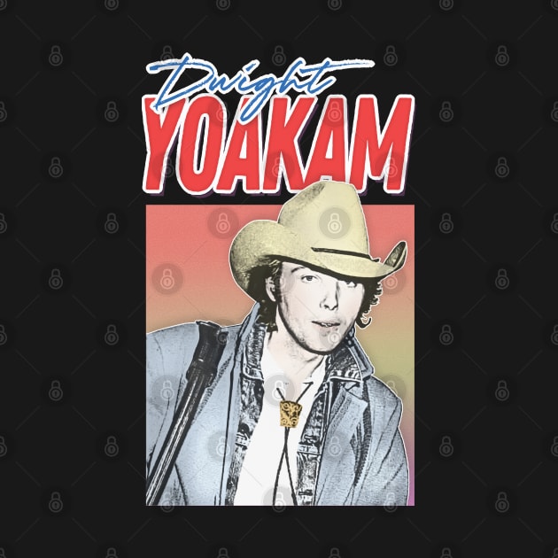 Dwight Yoakam / 80s Styled Retro Fan Design by DankFutura